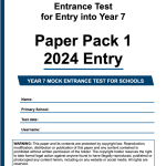 FSCE 11+ Paper Pack 1 (Papers 1 – 5)