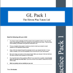 GL Assessment 11+ Style Paper Set 1 – Pack of 3 Complete Exams