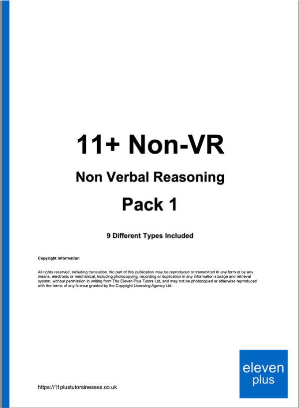 11+ non vr papers